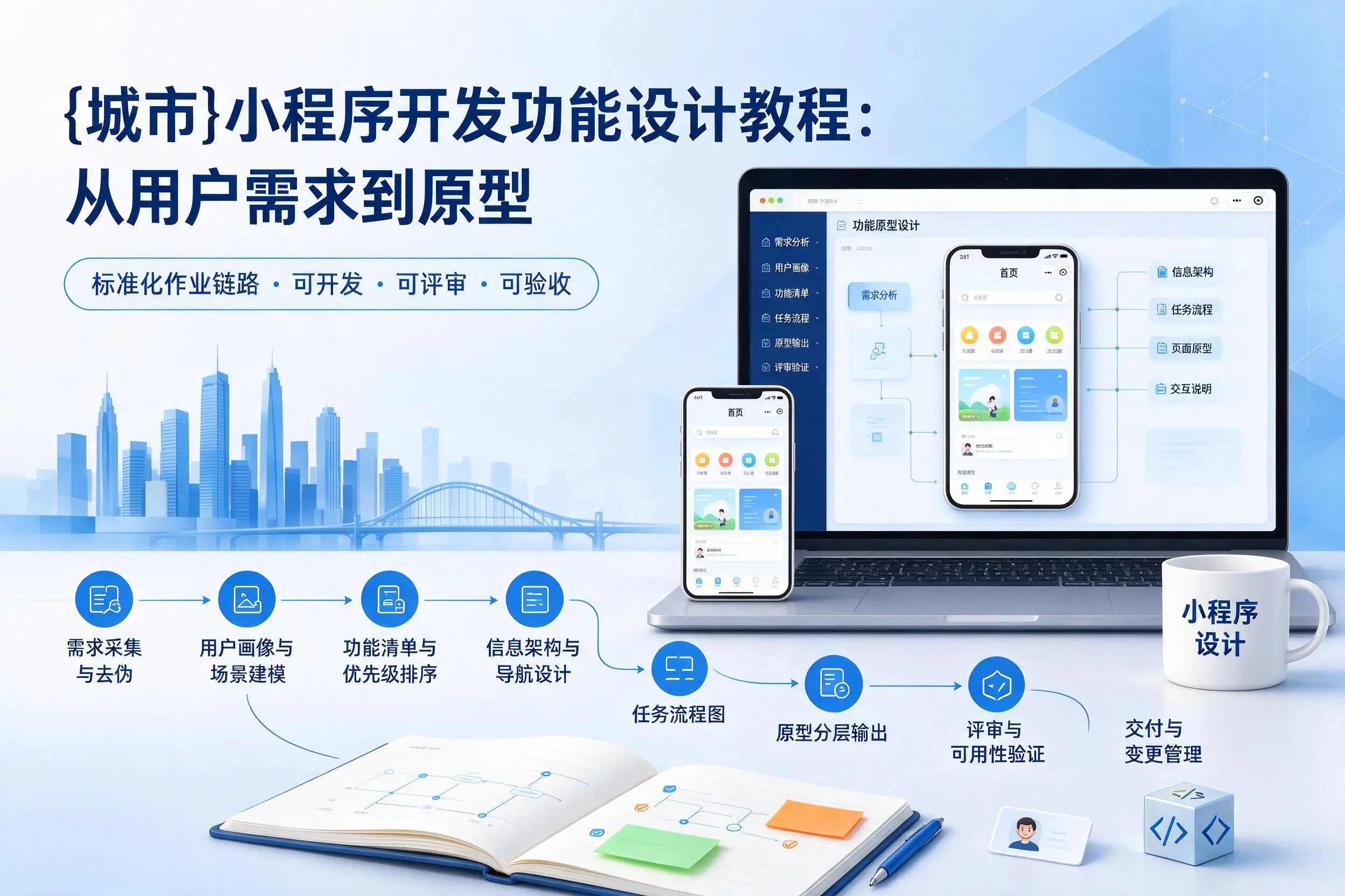 萍乡小程序开发功能设计教程:从用户需求到原型