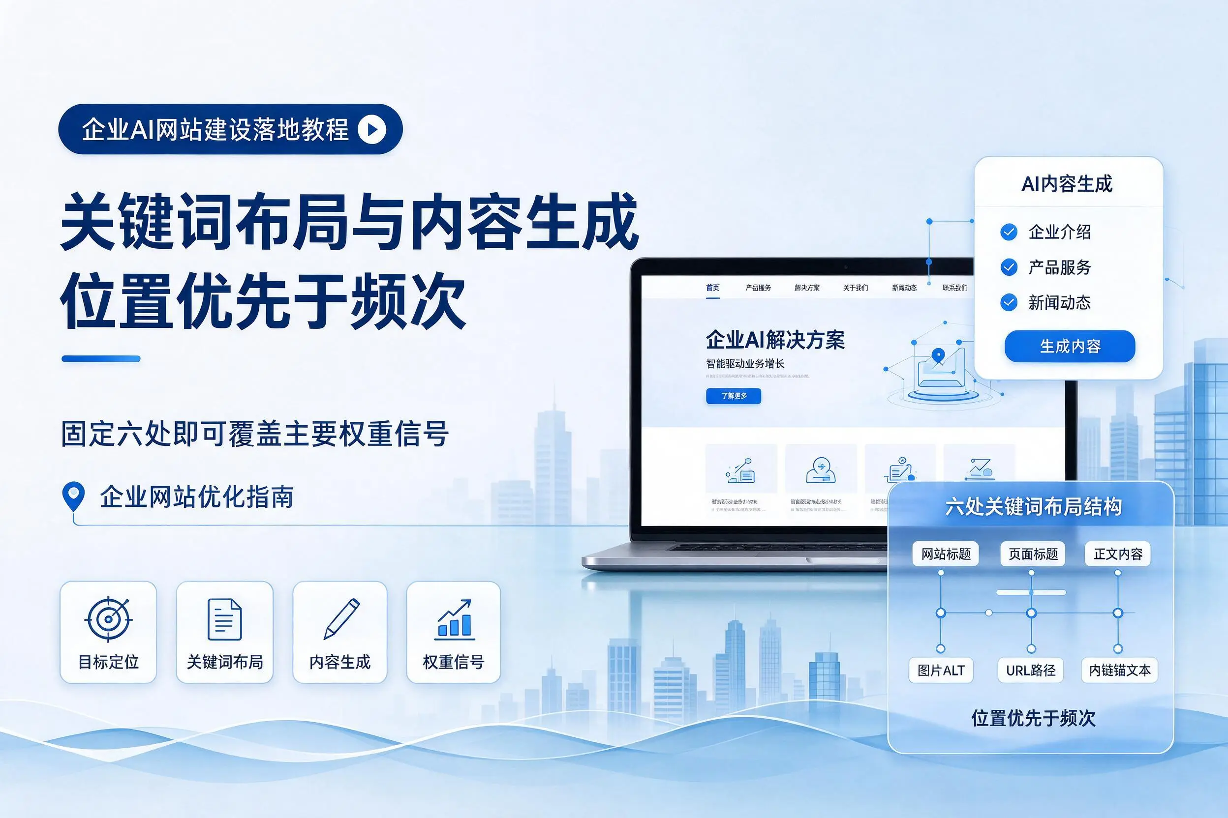 萍乡企业AI网站建设落地教程：关键词布局与内容生成